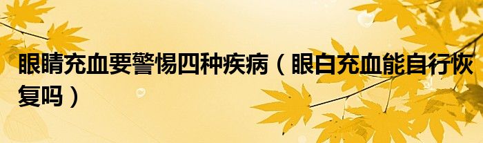 眼睛充血要警惕四種疾?。ㄑ郯壮溲茏孕谢謴蛦幔?class='thumb lazy' /></a>
		    <header>
		<h2><a  href=