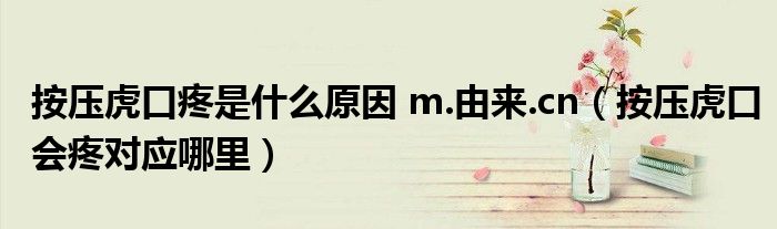 按壓虎口疼是什么原因 m.由來.cn（按壓虎口會疼對應(yīng)哪里）